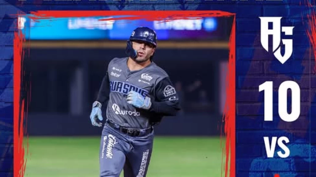 ¡Explosiva Ofensiva! Leo Heras Lidera a Algodoneros de Guasave con Par de Jonrones en Contundente Victoria sobre Águilas de Mexicali en la LMP