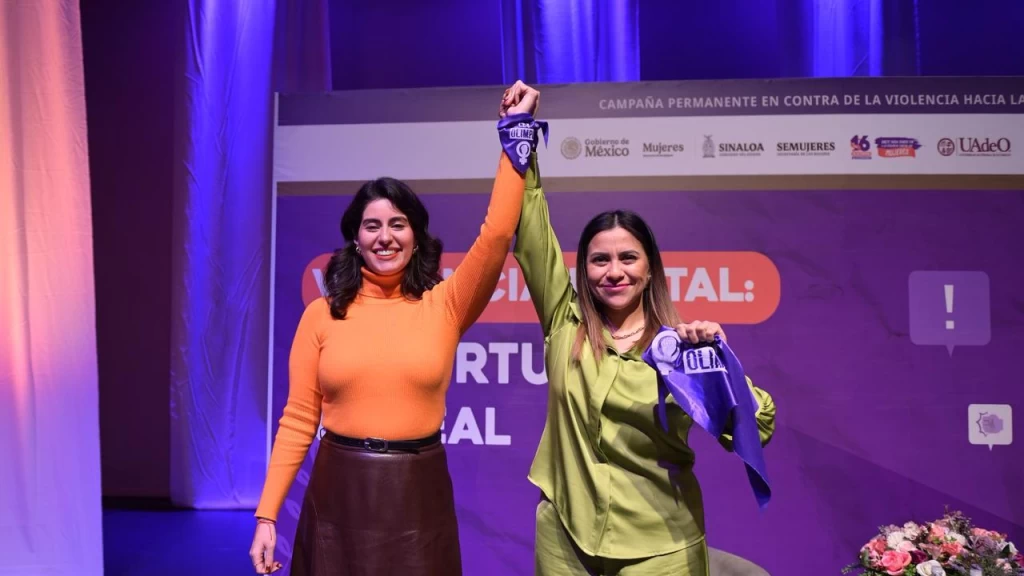 A través de conferencia magistral con Olimpia Coral Melo Cruz, Sinaloa fortalece prevención de la violencia digital