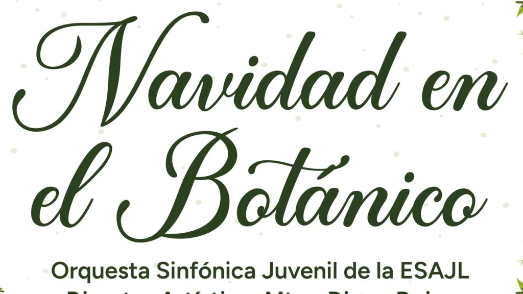 Este viernes, la Orquesta Sinfónica Juvenil del ISIC estará en el Jardín Botánico