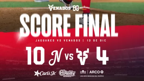 Jaguares de Nayarit Apalea 10-4 a Venados de Mazatlán con Ofensiva Decisiva en la Novena Entrada