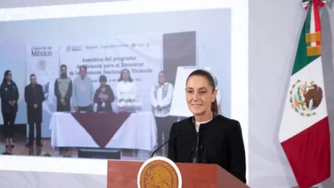 Inician a nivel nacional 154 sorteos de la Conavi para asignación de 31 mil 934 Viviendas para el Bienestar en 147 municipios: Presidenta