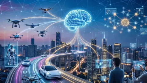 2026: La IA lidera sistemas autónomos y la Web 4.0 fusiona el mundo físico y virtual, redefiniendo el futuro tecnológico y sus desafíos.