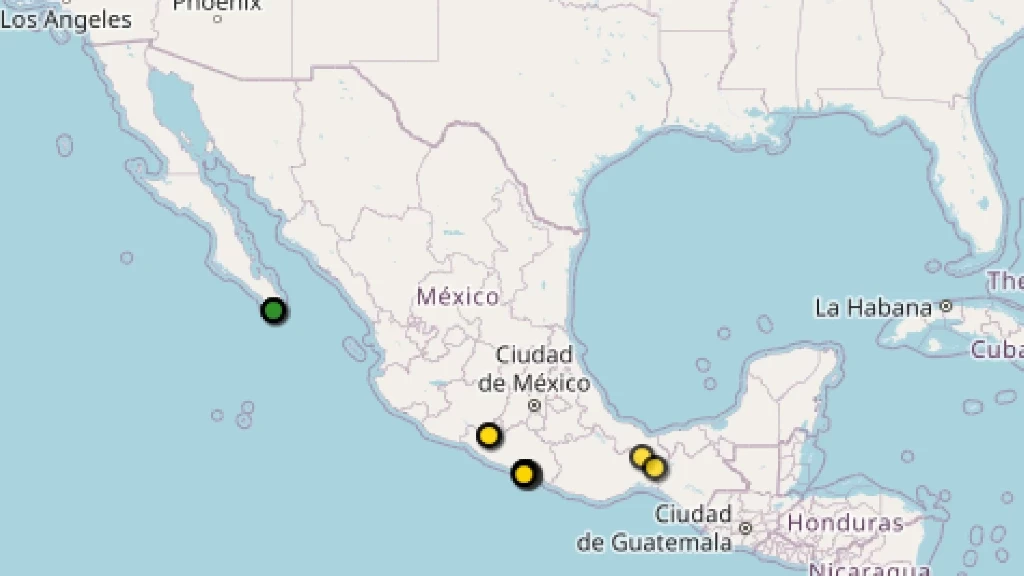 Actividad Sísmica en México: Múltiples sismos el 6 de enero de 2026, con hasta 4.0 grados y réplicas del M6.5 en Guerrero