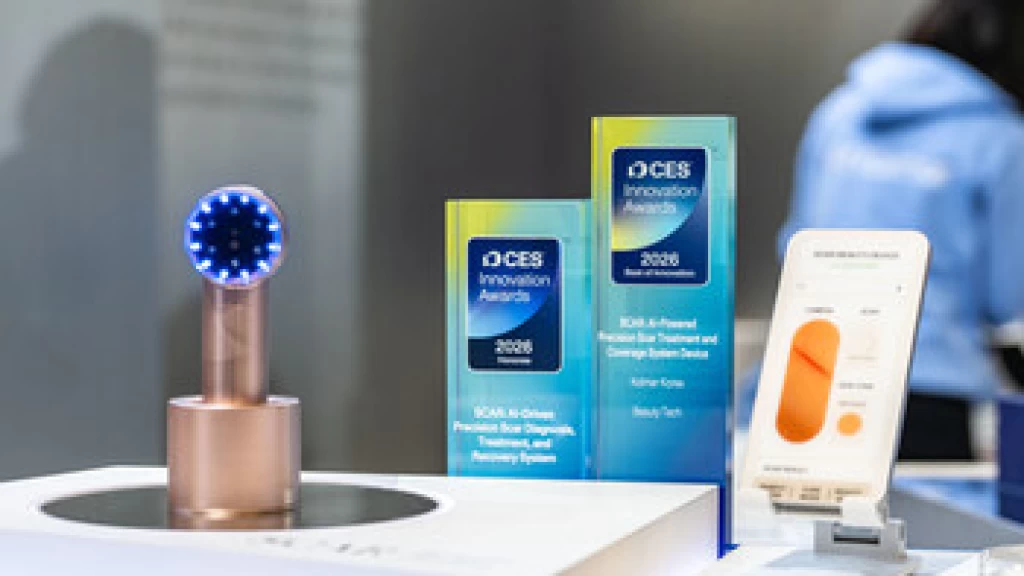 Kolmar Korea Revoluciona la Belleza con IA: Dispositivo 'Scar Beauty' Gana Máximo Honor en CES 2026