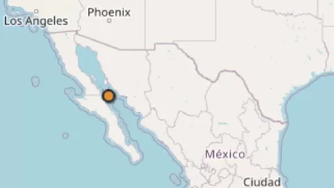 Sismo de Magnitud 4.5 Sacude Baja California Sur
