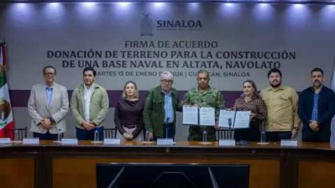 Dona Gobierno del Estado terreno adicional en Nuevo Altata para la construcción de un Sector Naval de la Secretaría de Marina