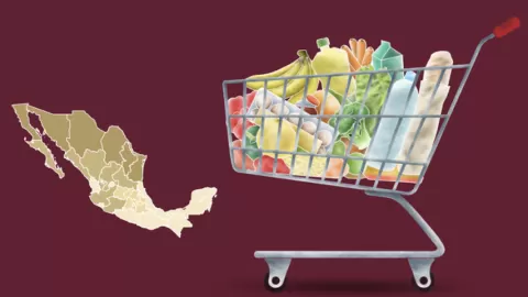 Profeco da a conocer precios máximos y mínimos de la canasta básica por regiones