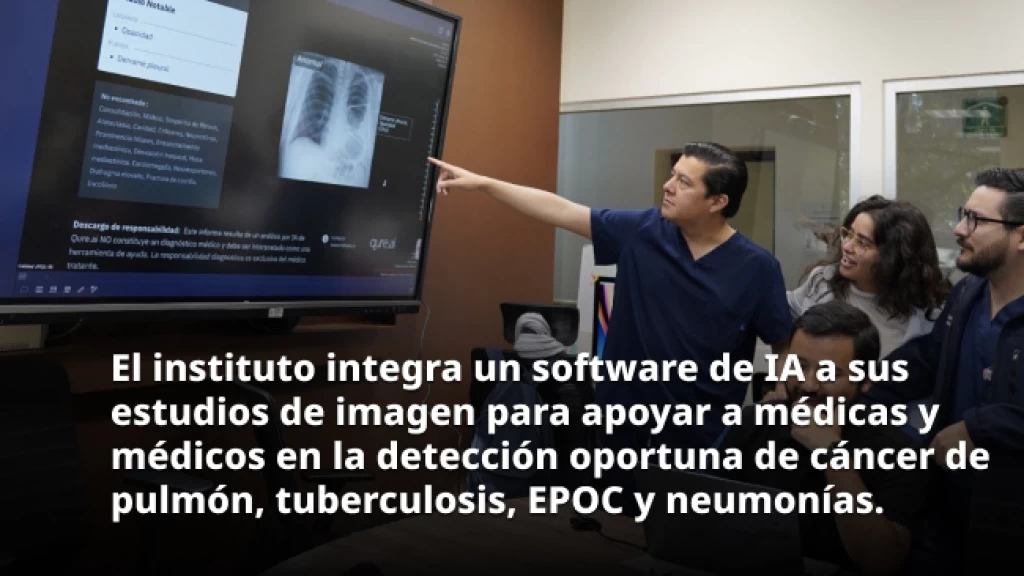 INER utiliza inteligencia artificial para impulsar detección temprana de cáncer de pulmón