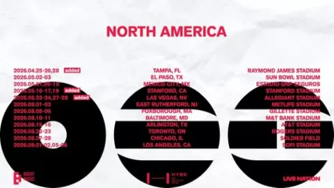 BTS Agota Boletos en Minutos para sus 3 Conciertos en el Estadio GNP Seguros de la CDMX en Mayo de 2026