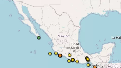 Temblor en México Hoy, 25 de Enero de 2026: Actividad Sísmica Moderada en el Sur y Suroeste del País