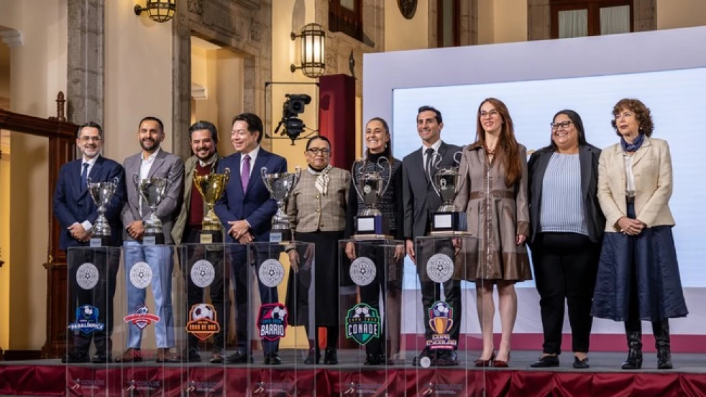 Presentan el Sistema Nacional de Copas de Futbol, en el marco del Mundial Social 2026