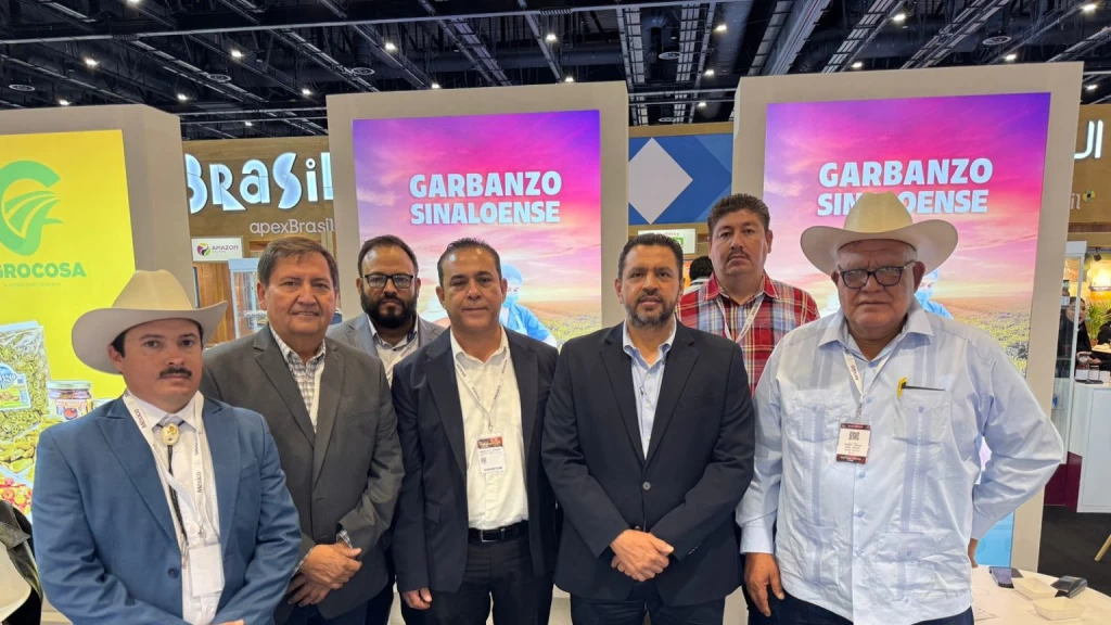 Sinaloa hace notar su presencia con la calidad de su garbanzo en la Expo Gulfood Dubai 2026: Ismael Bello Esquivel