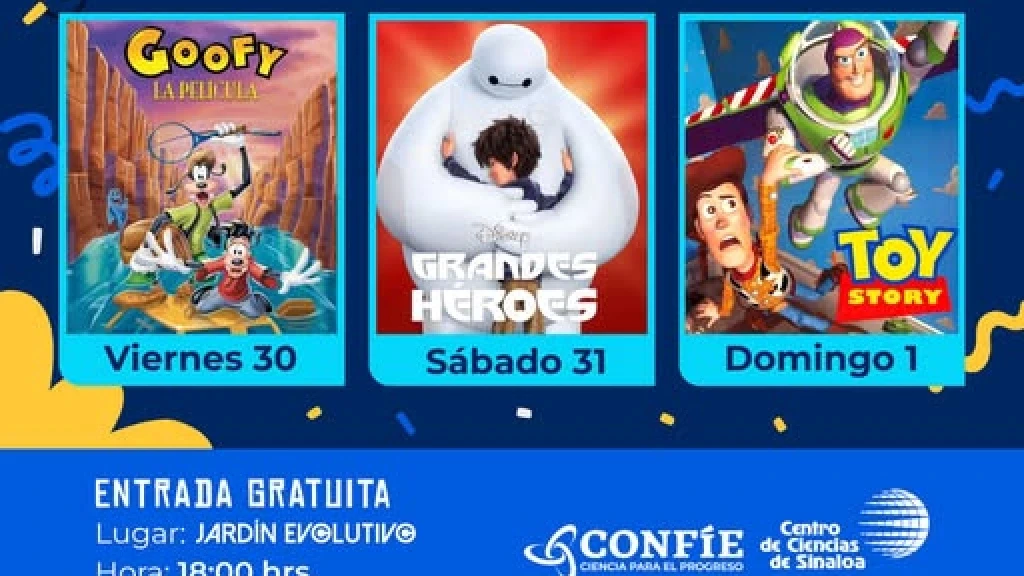 'Goofy La Película' se Proyectará en el Centro de Ciencias este Viernes 30 de Enero