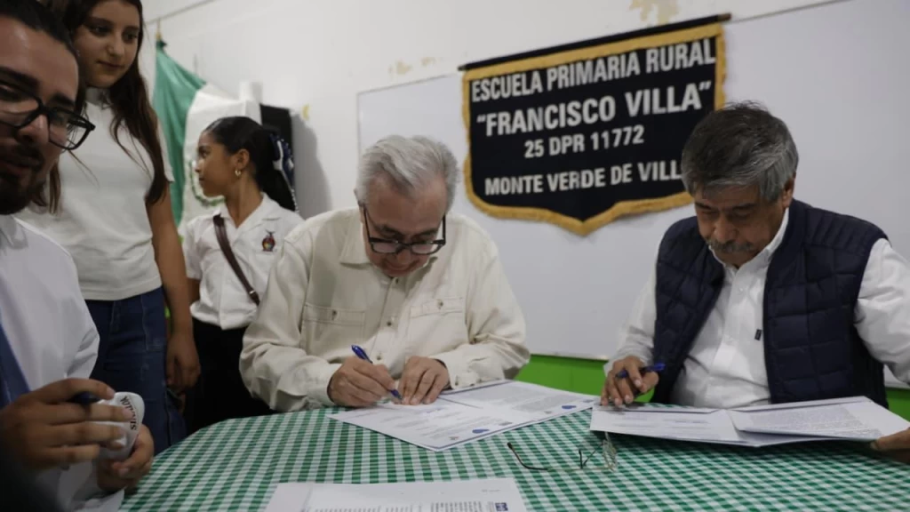 Inauguró el Gobernador Rocha biblioteca en comunidad Monte Verde de Villa