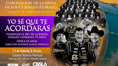 Mazatlán se Ilumina: Homenaje Épico a Don Germán Lizárraga por 75 Años de Leyenda Musical en el Carnaval Internacional 2026