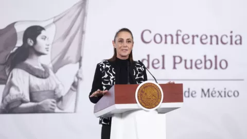 Presidenta Claudia Sheinbaum hace llamado a mantener la calma; hay 28 millones de vacunas contra el sarampión