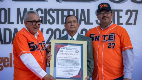 Inauguró Gobernador Rocha Liga de Béisbol Magisterial SNTE 27 temporada 2025 – 2026