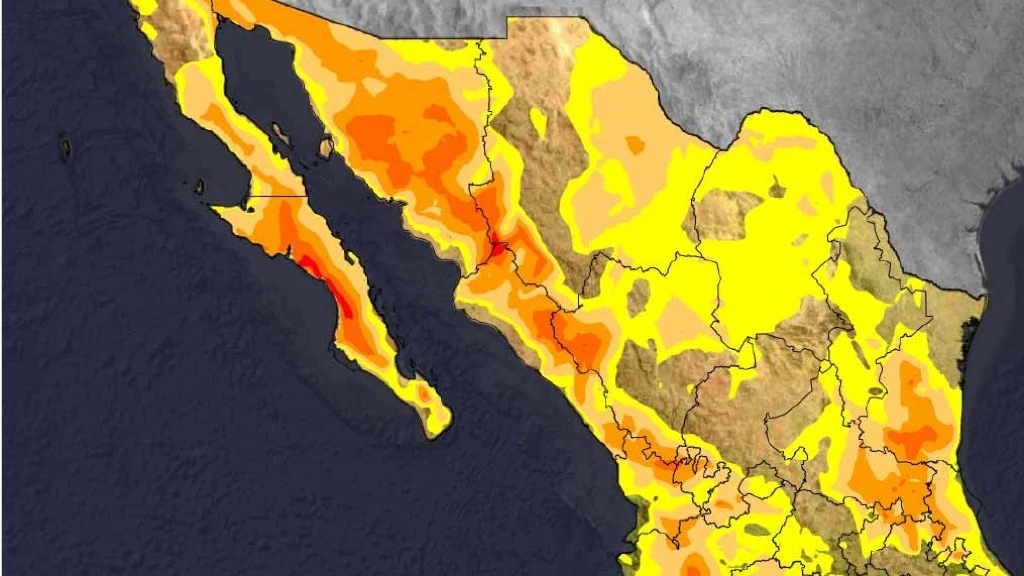 ¡Sinaloa arde! Anticiclón dispara temperaturas a 45°C en pleno invierno, un "febrero loco" afecta a 6 estados de México