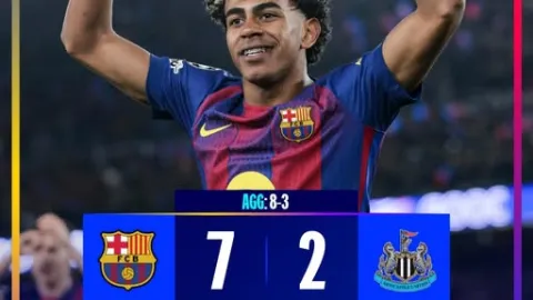 ¡Demolición Blaugrana! Barcelona Golea 7-2 al Newcastle y Avanza con Fuerza a Cuartos de la Champions League 2026