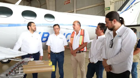 Van nueve vuelos de bombardeo de nubes en Sinaloa, anuncia Ismael Bello Esquivel