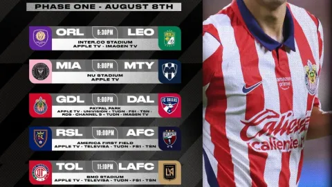 Leagues Cup, mexicanos en el exterior y Liga MX Femenil. Tu agenda futbolera del 8 de agosto