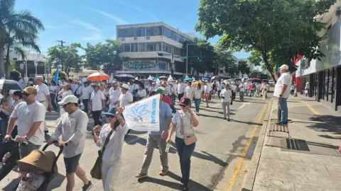 Realizan Segunda Marcha por la Paz en Culiacán