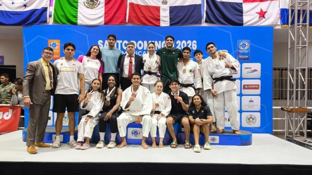 Conquistan judocas mexicanos siete medallas en el Abierto Panamericano de Judo Santo Domingo 2026