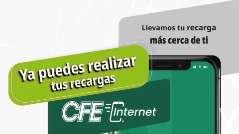 Los usuarios de CFE Internet podrán realizar recargas en más de 24 mil tiendas y en su aplicación