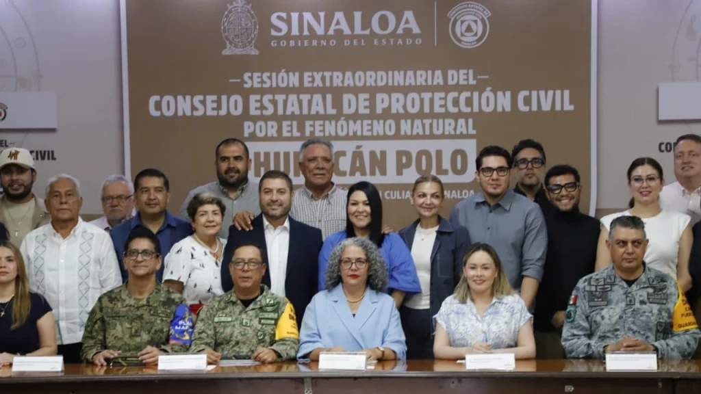 Preparados los tres órdenes de Gobierno para atender posibles contingencias del “Huracán Polo” en Sinaloa: Gobernadora Graciela Domínguez